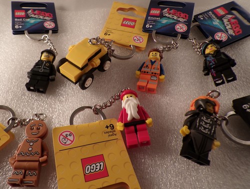 Lego minifigure keychains - minifigure,